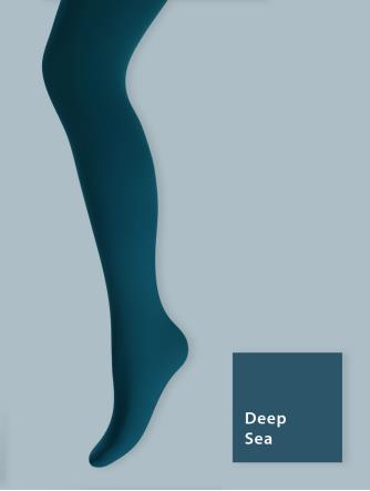 du Milde tights 60 den Deep Sea