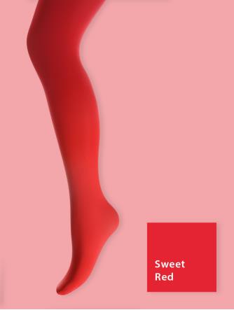 du Milde tights 60 den Sweet Red
