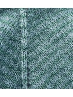 Strikkekit Lones Stribede Sjal Grn og Mintgrn