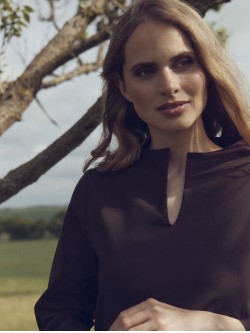 IlAmilla Dress Chocolate Split