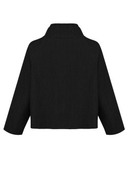 IlAiko Black denim Cross Jacket